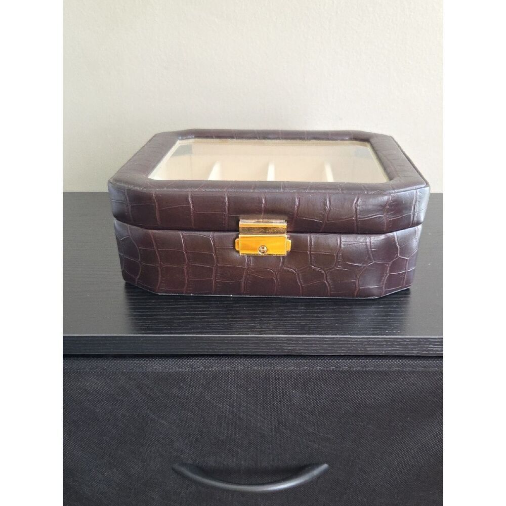 Mens Leather Jewerly Box